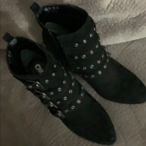 Black booties-never worn -new